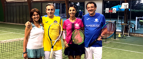 Doppio con Flavia Favareto e Gianni Pagani vs Sabrina Codeluppi e Fabio Cappelletti