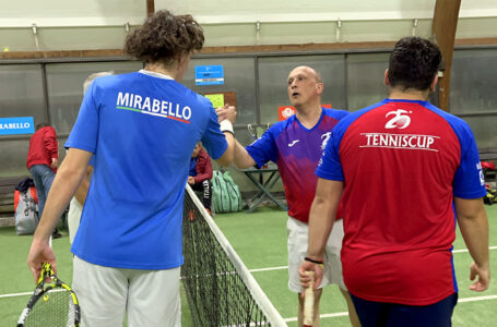 Nella “LAVER” cede di schianto TENNISCUP e MIRABELLO fa “EN PLAIN” trovando un 8-0 quasi da KO